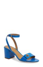 Women's Tory Burch Kira Block Heel Sandal M - Blue