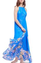 Women's Free People Embrace It Maxi Dress - Blue