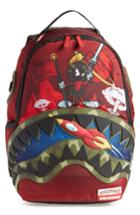 Men's Sprayground Camo Marvin The Martian Backpack - Red