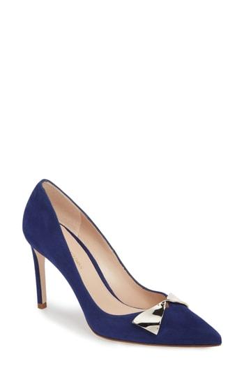 Women's Stuart Weitzman Stanton 90 Pump M - Blue