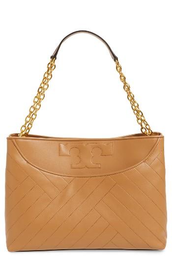 Tory Burch Alexa Leather Tote - Brown