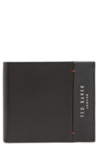 Men's Ted Baker London Leather Bifold Wallet - Black