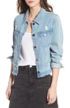 Women's Bb Dakota Eisley Embellished Denim Jacket - Blue