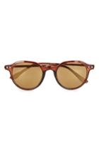Men's Topman 45mm Round Sunglasses - Light Brown