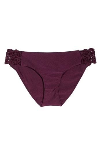 Women's Becca Siren Bikini Bottoms - Burgundy