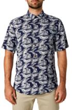 Men's 7 Diamonds Up Stream Trim Fit Sport Shirt, Size - Blue
