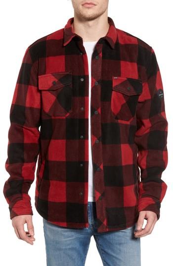 Men's Rip Curl El Cap Water Resistant Flannel Shirt Jacket