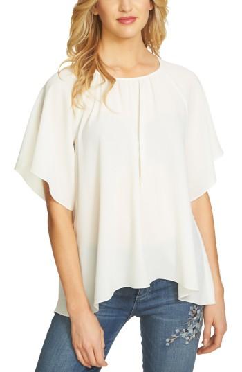 Women's Cece Textured Stretch Crepe Blouse