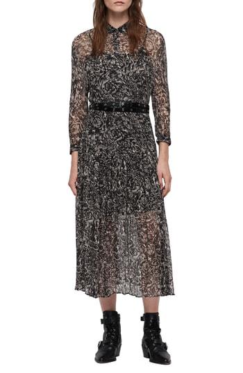 Women's Allsaints Eley Rosey Midi Dress