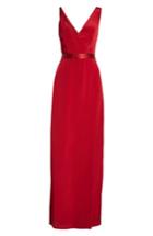 Women's Diane Von Furstenberg Side Slit Silk Gown