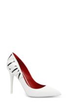 Women's Valentino Garavani Vltn Logo Pointy Toe Pump Us / 35eu - White