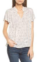 Women's Hinge Split Neck Top - Pink