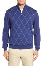 Men's Bobby Jones Argyle Quarter Zip Sweater