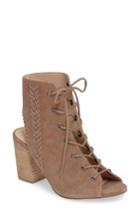 Women's Sole Society Rohan Lace-up Bootie Sandal M - Brown