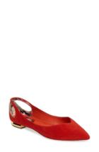 Women's Ted Baker London Dabih Pointy Toe Flat .5 M - Orange