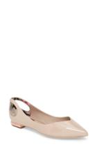 Women's Ted Baker London Dabih Cutout Pointy Toe Flat