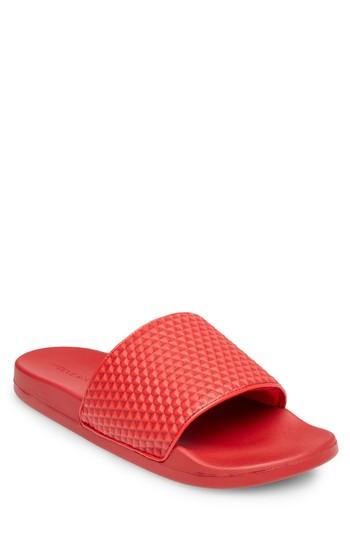 Men's Steve Madden Riptide Slide Sandal M - Red