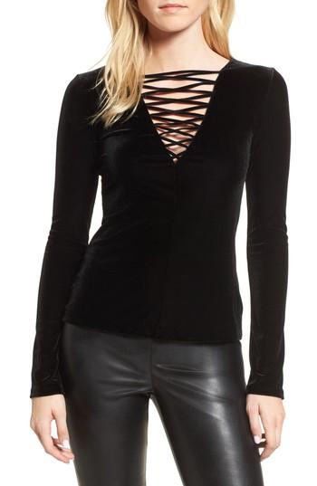 Women's Bailey 44 Coven Velvet Top - Black