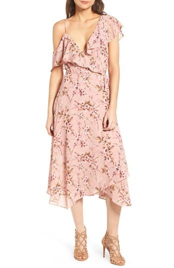 Women's Wayf Jenna Asymmetrical Wrap Dress - Purple