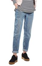 Women's Topshop Maternity Mom Jeans X 32 - Blue