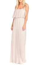 Women's Show Me Your Mumu Caitlin Ruffle Maxi Dress, Size - Metallic