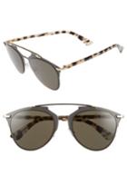 Women's Dior Reflected 52mm Brow Bar Sunglasses -