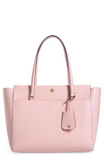 Tory Burch Parker Leather Tote - Pink