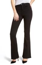 Petite Women's Topshop Flared Jeans W X 28l (fits Like 23w) - Black