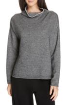 Women's Eileen Fisher Cashmere & Wool Sweater, Size - Grey