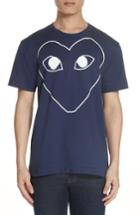 Men's Comme Des Garcons X-ray Logo T-shirt - Blue