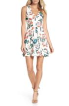 Women's Adelyn Rae Eden Fit & Flare Dress - White