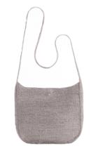 Helen Kaminski Woven Raffia Crossbody Bag - Grey