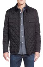 Men's Barbour 'tinford' Regular Fit Quilted Jacket - Black