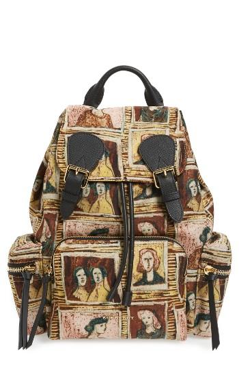 Burberry Medium Henrey Backpack - Brown