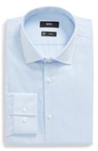 Men's Boss Ismo Slim Fit Stripe Dress Shirt .5 - Blue