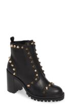 Women's Linea Paolo Honour Studded Bootie M - Black