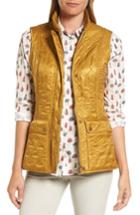 Women's Barbour Wray Water Resistant Quilted Gilet Us / 10 Uk - Yellow