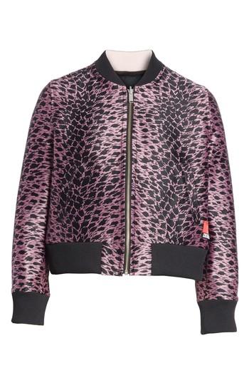 Women's Undercover Reversible Bomber Jacket - Pink