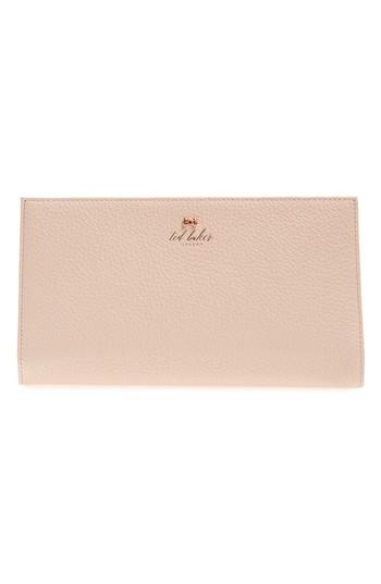 Ted Baker London Kayy Metallic Leather Travel Wallet -