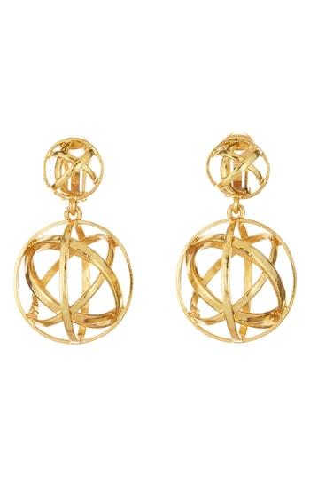 Women's Oscar De La Renta Globes Drop Earrings