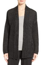 Women's Eileen Fisher Silk Blend Ottoman Knit Cardigan