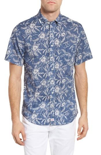 Men's Vineyard Vines Aquatic Hibiscus Murray Slim Fit Sport Shirt