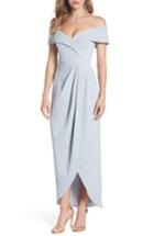 Women's Xscape Off The Shoulder Tulip Gown - Blue