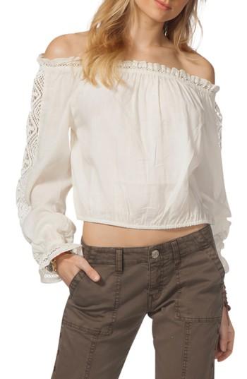 Women's Rip Curl Bay Breeze Off The Shoulder Top - White