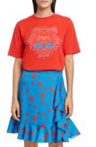 Women's Kenzo Comfort Tiger Graphic Tee, Size - Red