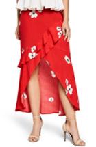 Women's Bardot Freida Ruffle Skirt - Red