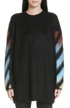 Women's Off-white Arrow Wool Blend Sweater Us / 38 It - Black