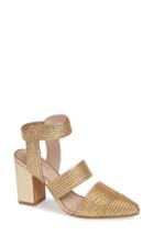 Women's Cecelia New York Roxanne Sandal M - Metallic