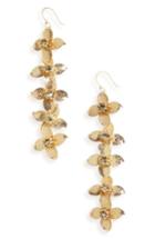 Women's Serefina Linear Floral Statement Earrings