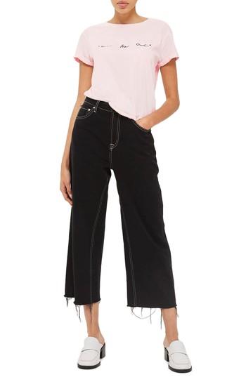 Petite Women's Topshop You Me Oui Tee P Us (fits Like 0p) - Pink